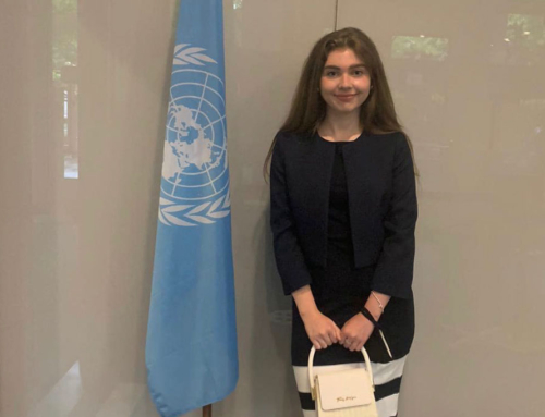Ruby visits the office of The High Commissioner for Human Rights at The United Nations in Geneva